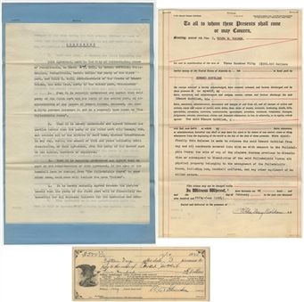 Eddie Gottlieb Philadelphia Stars and Negro League Related Documents